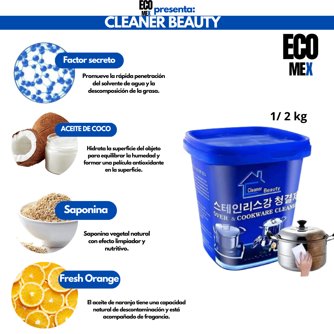 CLEANER BEAUTY: Crema de exportación para cocina.