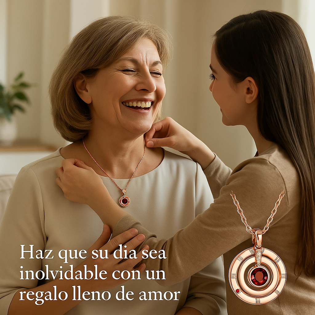 GENOSOS: Collar "Te Amo" | Bañada en oro de 10k.